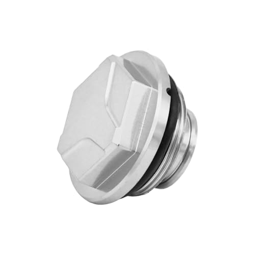 Motorrad CNC Hinten Brems Flüssigkeit Reservoir Abdeckung Kappe Fit for EXC EXCF XC XCF XCW XCFW SX SXF 125-530 TPI Sechs Tage 2004-2024(Silver) von SAPIIKEF