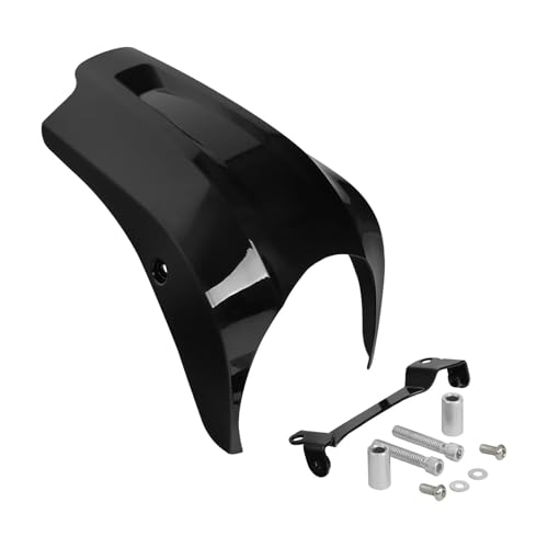 Motorrad Front Scheinwerfer Verkleidung Abdeckung Maske for Softail Breakout 2018-2024(Black) von SAPIIKEF