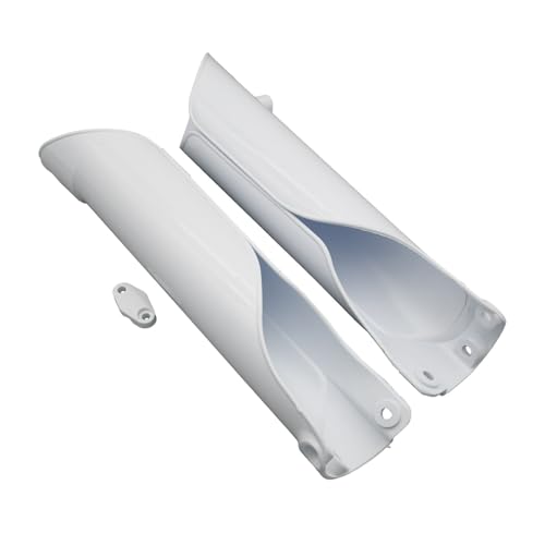 Motorrad Gabel Abdeckung Stoßdämpfer Schutz Protector for EXC250 SXF250 XCF250 EXC EXCF SX SXF XC XCF XCW XCFW TPI 2015-2023(White) von SAPIIKEF