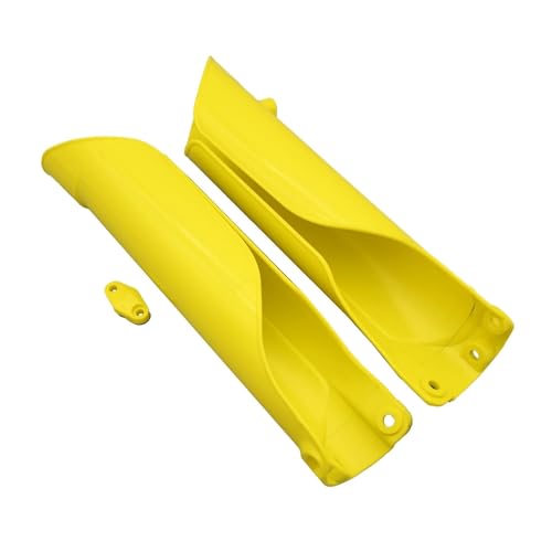 Motorrad Gabel Abdeckung Stoßdämpfer Schutz Protector for EXC250 SXF250 XCF250 EXC EXCF SX SXF XC XCF XCW XCFW TPI 2015-2023(Yellow) von SAPIIKEF