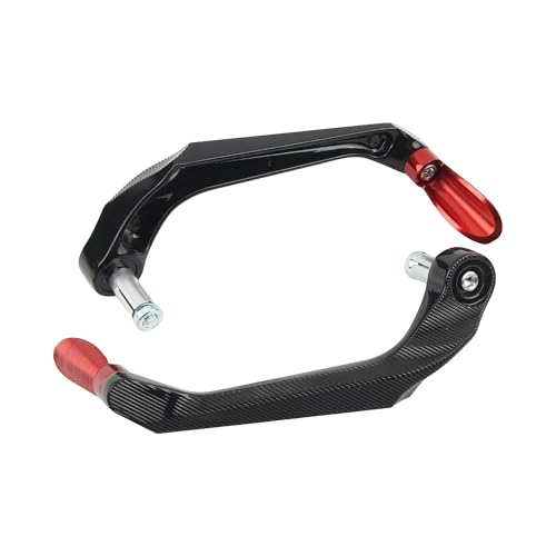 Motorrad Handschutz Bremsschutzstange Motorrad CNC Aluminiumlegierung Lenker Bremskupplungshebel Handschutzschutz(Red) von SAPIIKEF