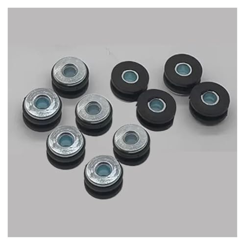 Motorrad Kissen Washer Windschutzscheibe Platte Gummi Pad Druck Stoßdämpfer Buchse(Set) von SAPIIKEF