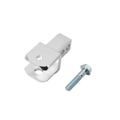 Motorrad Metall Hinten Shock Extender Aluminium Legierung Dirt Pit Bike Shock Riser Mit Schraube Shock Riser Höhe Erweiterung Absorber(Silvery) von SAPIIKEF