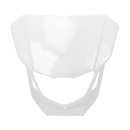 Motorrad-Scheinwerferabdeckung, Motorrad-Scheinwerfer-Schatten, Scheinwerfer for WR250F WR450F YZ250F YZ450F Dirt Pit Bike Zubehör(White) von SAPIIKEF