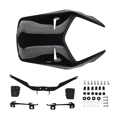 Motorrad Windschutzscheibe Windschutz Windabweiser for 390 790 890 Abenteuer ADV 2020-2022 Dirt Bike ABS Kunststoff Zubehör(Black) von SAPIIKEF