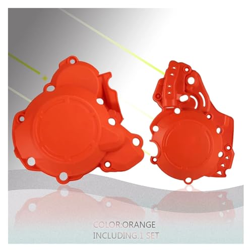 Motorrad Zündkupplungsabdeckung Schutzfolie Kit for EXC TPI 250 300 XC XCW 2017 2023 TPI SX250(Orange-1 Set) von SAPIIKEF