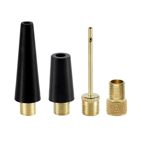 Nadelset for Ballpumpen, Nadel-Inflator-Kit, Nadeldüsenadapter, Ventiladapter, Pumpenball-Inflator-Nadeldüsenadapter-Kit(Four) von SAPIIKEF
