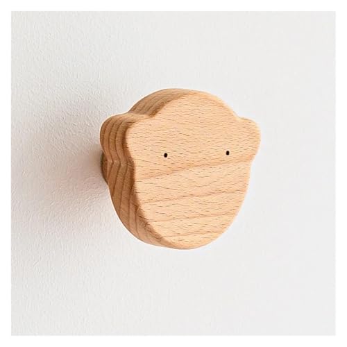 Neue Tier Massivholz Haken Buche Hängen Aufhänger Badezimmer Wand Haken Schlafzimmer Mantel Lagerung Rack-Home Handtuch Schlüssel Dekoration Haken(Bear) von SAPIIKEF