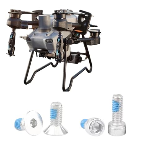 Propellerpaddelschrauben for DJI T10 T16 T20 T30 T40 T20P T50 T25 Frontrahmen-Gewindezylinder 304 losesichere Schraube DIN912 7991(M4x8-10pcs) von SAPIIKEF