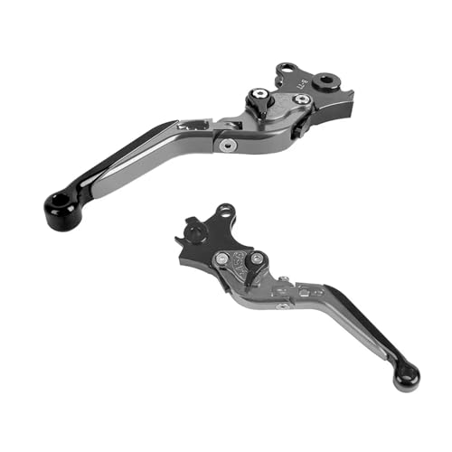R1200GS R1250GS Abenteuer Motorrad Lenker Faltbare Bremse Kupplung Steuerhebel for R1200 R1250 GS LC GS1200 adv R1250GSA(TI-BK) von SAPIIKEF