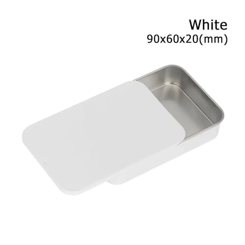 SAPIIKEF 1 PC Mini Zinn Metall Box versiegelt Glas Verpackung Boxen Schmuck Candy Box kleine Lagerung Dosen Münze(Army Green) von SAPIIKEF
