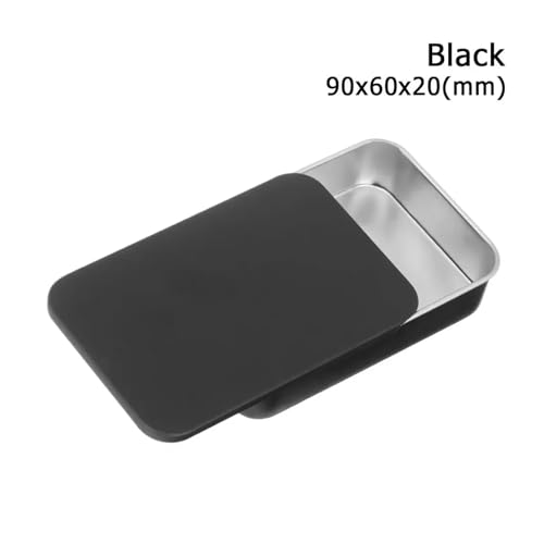 SAPIIKEF 1 PC Mini Zinn Metall Box versiegelt Glas Verpackung Boxen Schmuck Candy Box kleine Lagerung Dosen Münze(Beige) von SAPIIKEF