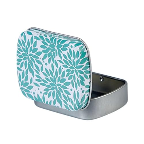 SAPIIKEF 1 PC Mini Zinn Metall Box versiegelt Glas Verpackung Boxen Schmuck Candy Box kleine Lagerung Dosen Münze(Fuchsia) von SAPIIKEF