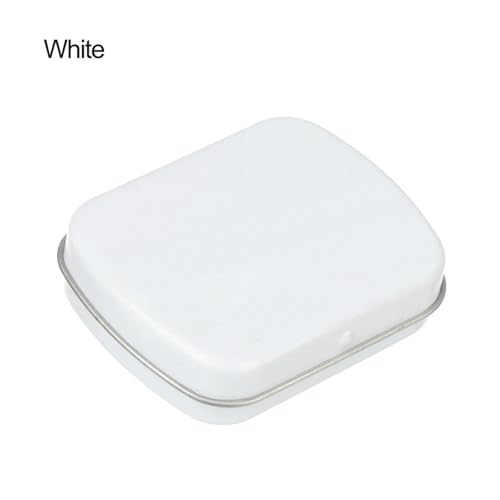 SAPIIKEF 1 PC Mini Zinn Metall Box versiegelt Glas Verpackung Boxen Schmuck Candy Box kleine Lagerung Dosen Münze(Green) von SAPIIKEF