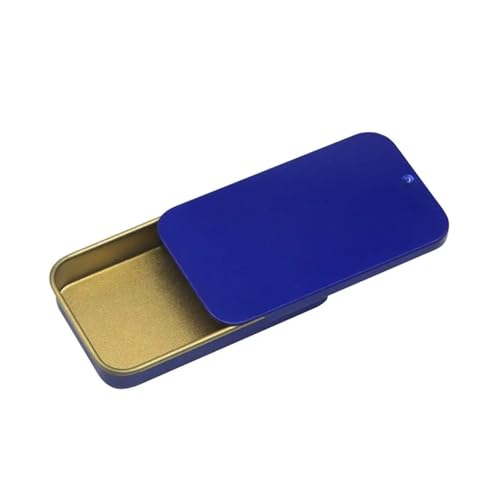 SAPIIKEF 1 PC Mini Zinn Metall Box versiegelt Glas Verpackung Boxen Schmuck Candy Box kleine Lagerung Dosen Münze(Lemon Yellow) von SAPIIKEF