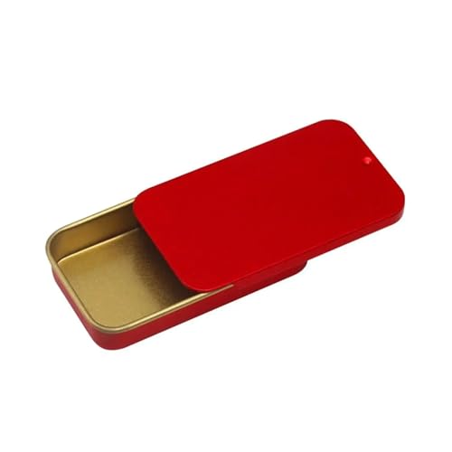 SAPIIKEF 1 PC Mini Zinn Metall Box versiegelt Glas Verpackung Boxen Schmuck Candy Box kleine Lagerung Dosen Münze(Light Black) von SAPIIKEF