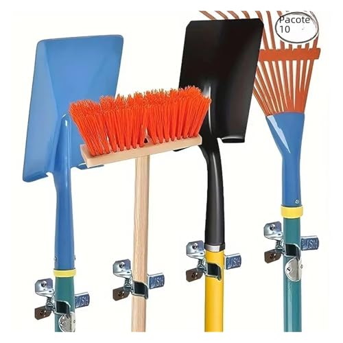 SAPIIKEF 10er-Pack Schaufelhalter zur Wandmontage, Werkzeug-Organizer for Garten und Hof im Freien, for Garage, Schuppen, Organizer und Aufbewahrungshaken SAPIIKEF 10er-Pack Schaufelhalter zur Wandmontage, Werkzeug-Organizer for Garten und Hof im Freien, for Garage, Schuppen, Organizer und Aufbewahrungshaken von SAPIIKEF