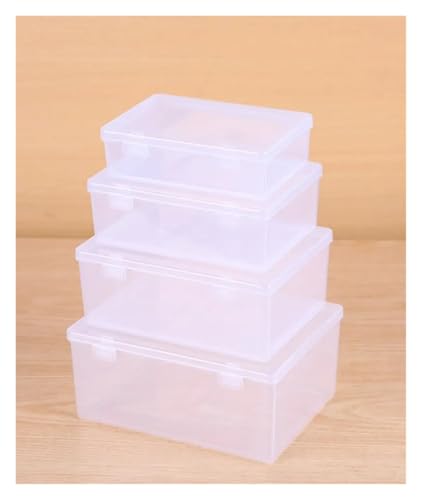SAPIIKEF 1PC Transparente PP Dual Befestigte Transparente Displaybox Schmuck Schmuckbehälter Schmuckbox Kunst DIY Teile Werkzeug Aufbewahrungsbox(Increase) von SAPIIKEF
