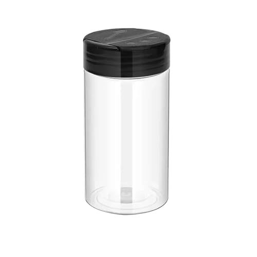 SAPIIKEF 24-1PCS Transparente Gewürzgläser Wiederverwendbare große Leere Gewürz-Würze-Vorratsflaschen Saisonpulverbehälter Box for die Küche(200ML,6PCS) von SAPIIKEF
