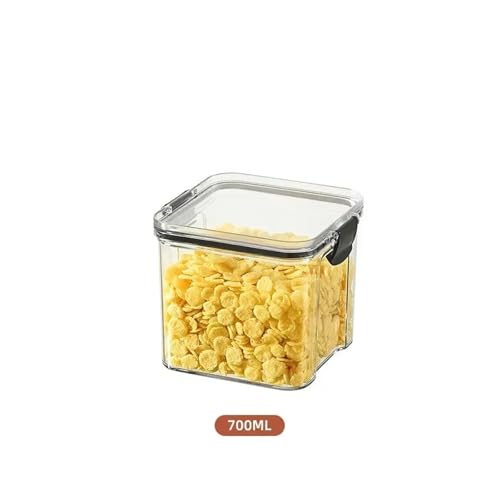 SAPIIKEF 460–1800 ml Sets for die Küche, stapelbar, versiegelt, Kunststoff-Aufbewahrungsbox, Mehrkorn-Tankflasche, Trockenfrüchte-Tee-Aufbewahrungsbehälter(700ml x1) von SAPIIKEF
