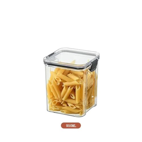 SAPIIKEF 460–1800 ml Sets for die Küche, stapelbar, versiegelt, Kunststoff-Aufbewahrungsbox, Mehrkorn-Tankflasche, Trockenfrüchte-Tee-Aufbewahrungsbehälter(950ml x1) von SAPIIKEF