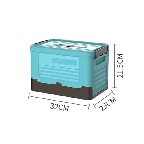 SAPIIKEF Faltbare Aufbewahrungsbox, multifunktionaler Faltbarer Organizer-Behälter aus Kunststoff, Aufbewahrungsbox for Kleinigkeiten, Organizer-Box mit Deckel, 1 Stück(Purple 2 Pieces) von SAPIIKEF
