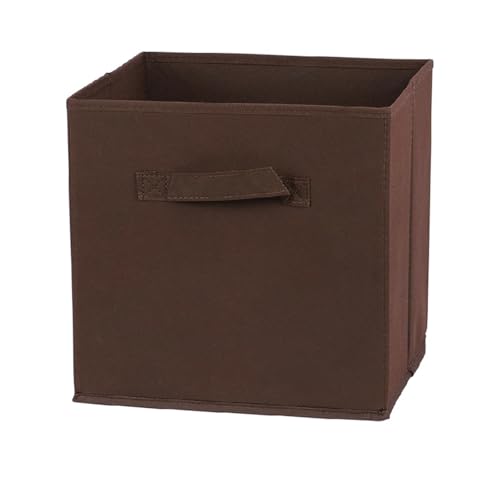 SAPIIKEF Faltbare Stoff-Aufbewahrungswürfel, Schublade for Schrank und Spielzeugaufbewahrung, Haushaltswaren, Kleidung(Brown) von SAPIIKEF