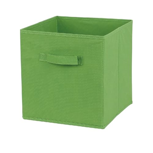 SAPIIKEF Faltbare Stoff-Aufbewahrungswürfel, Schublade for Schrank und Spielzeugaufbewahrung, Haushaltswaren, Kleidung(Grass Green) von SAPIIKEF