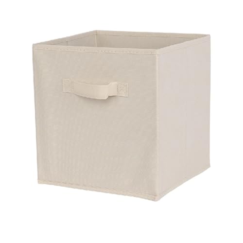 SAPIIKEF Faltbare Stoff-Aufbewahrungswürfel, Schublade for Schrank und Spielzeugaufbewahrung, Haushaltswaren, Kleidung(Off White) von SAPIIKEF