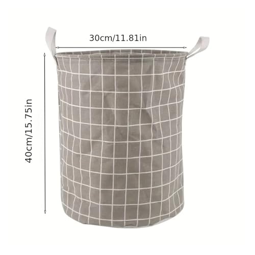 SAPIIKEF Foldable Waterproof Dirty Clothes Basket Toy Storage Bucket Bathroom Clothes Laundry Basket(Huisexiaohao) von SAPIIKEF