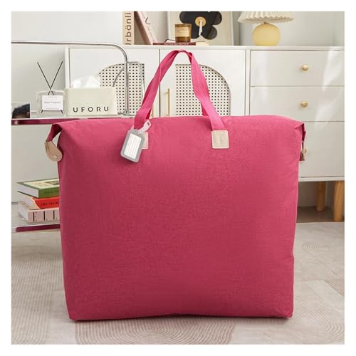 SAPIIKEF Kindergarten Quilt Aufbewahrungstasche Home Kinder beladen Gepäck Umzug Packtasche Kleiderschrank Organisation und Lagerung(Rose,XL 60x50x28cm) von SAPIIKEF