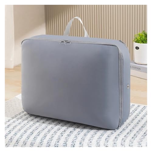 SAPIIKEF Kompressionsverpackung for Kleidung, Daunenjacke, Baumwollsteppdecke, Aufbewahrung, faltbar, super platzsparend, selbstkomprimierender Organizer(Grey,40x30x12cm) von SAPIIKEF