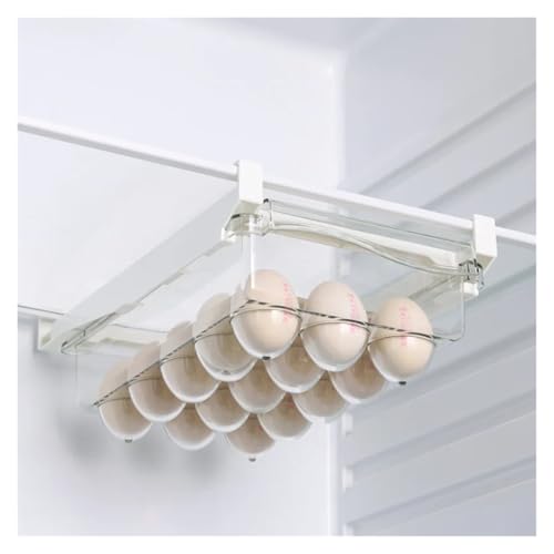 SAPIIKEF Kühlschrank Eier Aufbewahrungsbox Schublade Stil Obst Eier Rack Eierhalter Haushalt Kunststoff(B) von SAPIIKEF