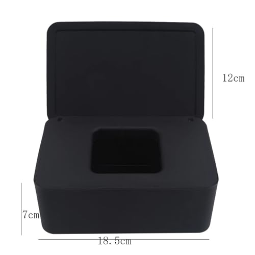 SAPIIKEF Neue Tissue-Box aus Kunststoff, Feuchttücherhalter, Papiertücher, Tissue-Aufbewahrungsbox, Papierhandtuchspender, Servietten-Organizer(Red) von SAPIIKEF