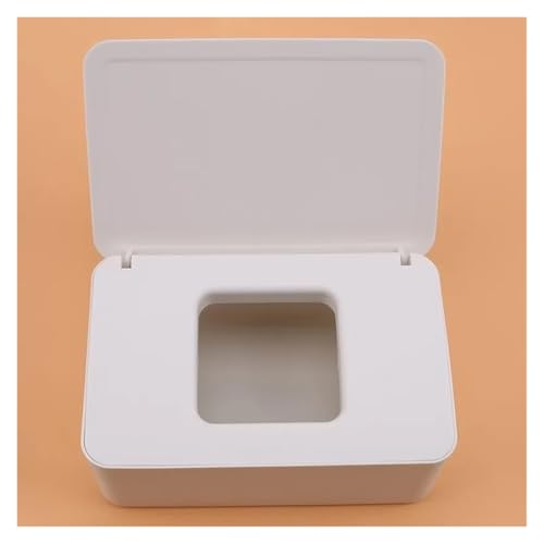 SAPIIKEF Neue Tissue-Box aus Kunststoff, Feuchttücherhalter, Papiertücher, Tissue-Aufbewahrungsbox, Papierhandtuchspender, Servietten-Organizer(Yellow) von SAPIIKEF