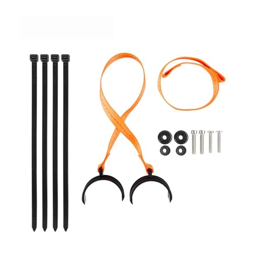 SAPIIKEF Vorne Hinten Halten Strap Hebe Griff for 50-70MM Dia Gabel Rohr(Orange) von SAPIIKEF