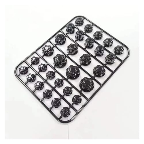 Universal Motorcycle Screw Decorative Cover Prevent Screws from Rusting Beautify Motorcycles Multicolor Screw Cap(Black B) von SAPIIKEF