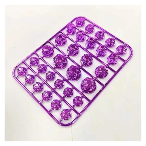 Universal Motorcycle Screw Decorative Cover Prevent Screws from Rusting Beautify Motorcycles Multicolor Screw Cap(Purple B) von SAPIIKEF