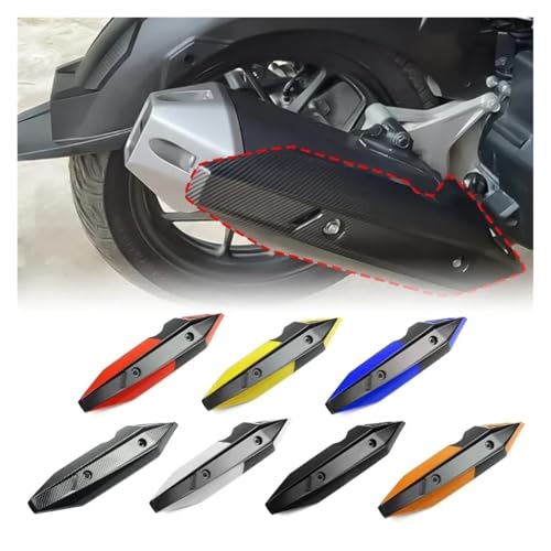 Upgrades Auspuffrohrabdeckung Einzigartiges Design Dekoratives Auspuffrohrgehäuse Modische dekorative Verkleidung passend for Motorräder(Gold) von SAPIIKEF