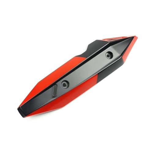 Upgrades Auspuffrohrabdeckung Einzigartiges Design Dekoratives Auspuffrohrgehäuse Modische dekorative Verkleidung passend for Motorräder(Red) von SAPIIKEF