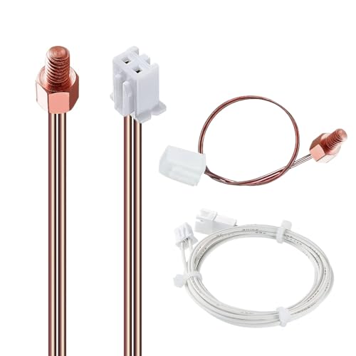 3D Drucker Thermistor 100k NTC 3950, M3 Bolzen Thermistor 100k ntc 3950 Temperatursensor mit 1,3 Meter verlängertem Kabel Draht Verwendung für Ender 3 V2 Pro CR10 und andere 3D Drucker Extruder Hotend von SAPLUSREPRAP