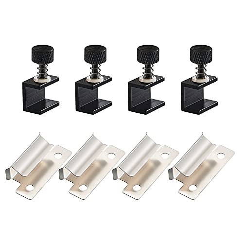 8 Stück 3D-Drucker-Bett-Clips, 7 mm, Ender 3 Glas-Bett-Clips, kompatibel mit Ender 3 Pro/Ender 3 V2/Ender 3 Neo/Ender 5/Plus, CR10/CR10S, CR-20 PRO, verstellbare 3D-Drucker beheizte Bett-Clips von SAPLUSREPRAP