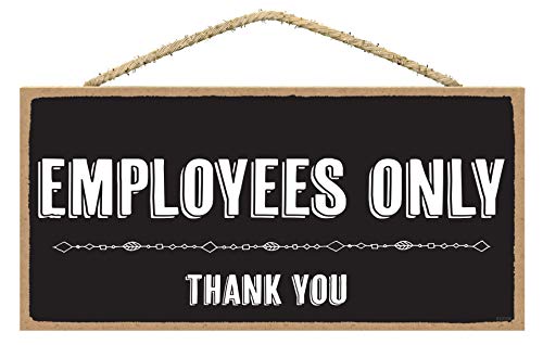SARAH JOY'S Schild mit Aufschrift "Employees Only", "Staff Only", "Personal Only" ("Mitarbeiter Only") – Schild für Mitarbeiter nur – "Authorized Personnel Only" von SARAH JOY'S