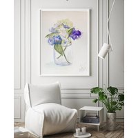 Hortensien | Kunstdruck Hortensien | Kunstdruck von SARAHGEESEYSTUDIO