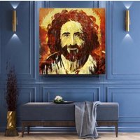 Jesus 4 - Warm | Kunstdruck von SARAHGEESEYSTUDIO