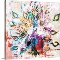 Pracht Auf Dem Display - Floral | Canvas-Druck von SARAHGEESEYSTUDIO