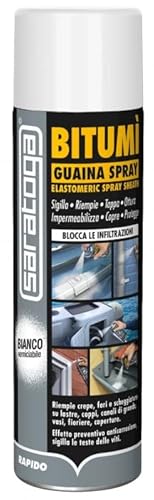 Bitumì Spraydose mit Bitumenbasis wasserdicht, abdichtung und versiegelung, 500 ml Farbe Weiß Bitumì Spraydose mit Bitumenbasis wasserdicht, abdichtung und versiegelung, 500 ml Farbe Weiß von Saratoga