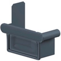 SAREI Endstück »Dachentwässerung«, kastenform, Aluminium - grau von SAREI