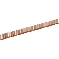 SAREI Vogelschutz Lüftungsgitter, Kunststoff (PVC), Länge: 1000 mm, rot von SAREI