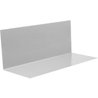 SAREI Winkelblech, BxL: 125 x 1000 mm, Aluminium, natur, ohne Wasserfalz - braun von SAREI